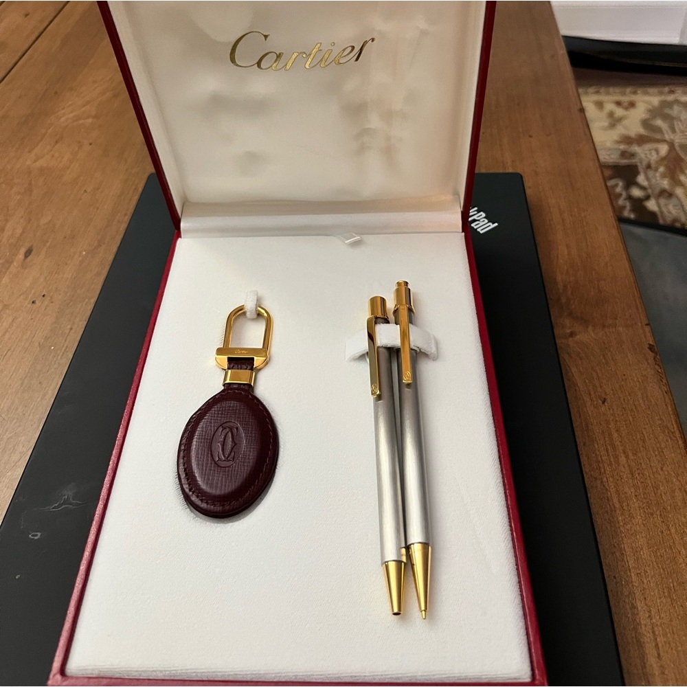 Cartier Stylo Mine Must ll Must ll Propelling Pen set with key ring